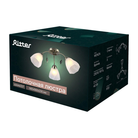 Потолочная люстра Ritter Monza 52539 4