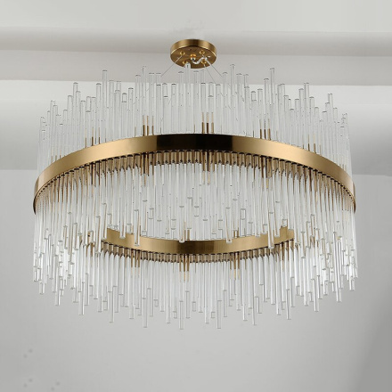 Подвесная люстра Delight Collection KR1209P-12 brass