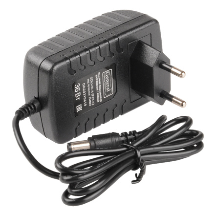 Источник постоянного напряжения с вилкой General GDLI-36-A-IP20-12 510003