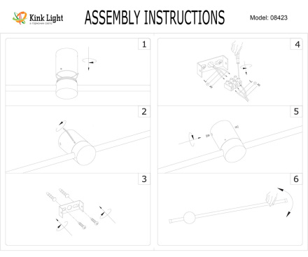 Настенный светильник Kink Light Локи 08423-80,33(3000K)