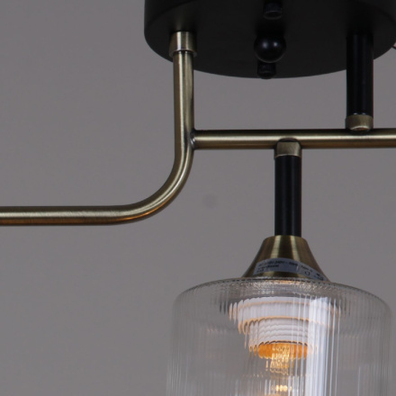 Потолочная люстра Reluce 02312-0.3-03 AB+BK