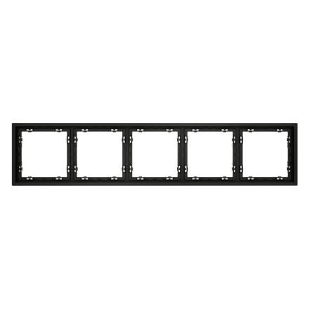Рамка на 5 постов Voltum S70 VLS100508 (черный матовый)