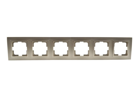 Рамка на 6 постов Mono Electric Despina бронза 102-230000-166