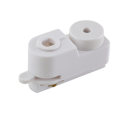 Адаптер для однофазного шинопровода Crystal Lux CLT 0.212 CLT 0.212 01 WH