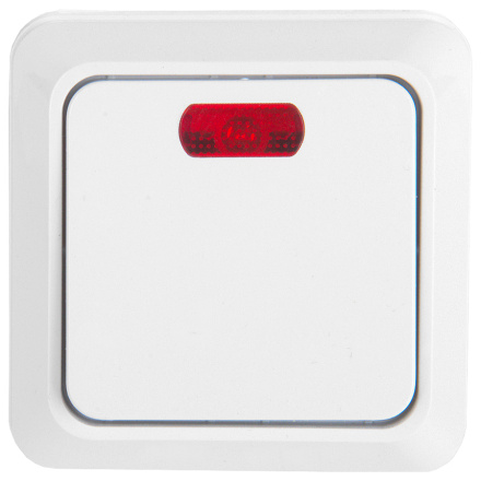 Выключатель 1-клавишный General Альфа 477001