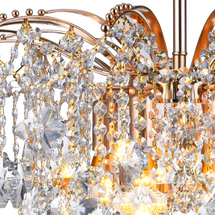 Подвесная люстра Natali Kovaltseva MORGANA 81426/6C GOLD