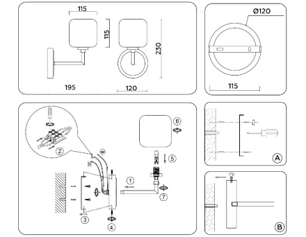 Бра Ambrella Light High Light Heigh Light LH53007