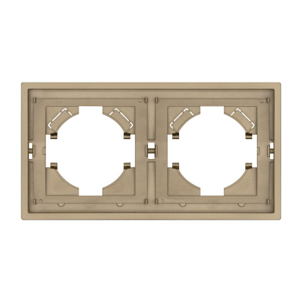 Рамка пластиковая на 2 поста Arlight FRM-TENDO-SFPL-2-GD 054647