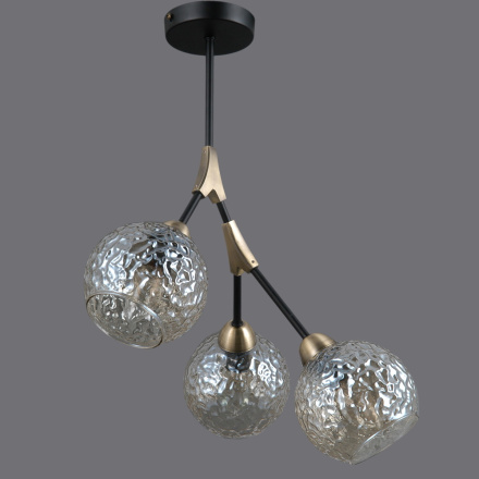 Люстра на штанге Illumico IL0263-3PSQ-79 BK AB