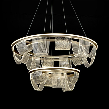 Подвесная люстра LED4U L7706-800-460 GD