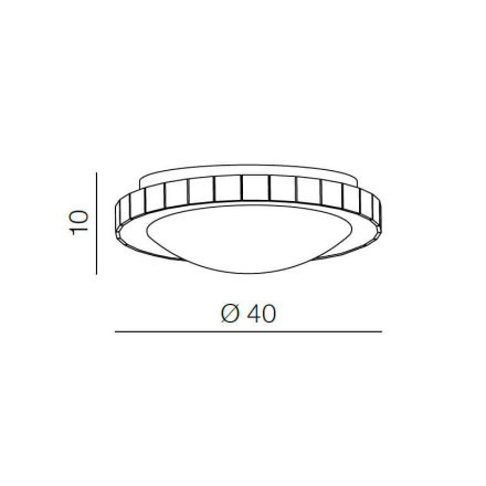 Потолочный светильник Azzardo Gallant 38 AZ1592