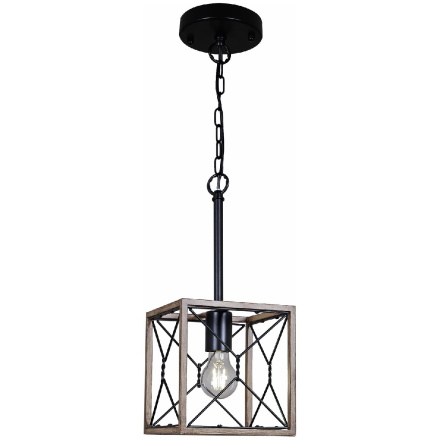 Подвесной светильник Illumico IL1008-1P-05 BK WOOD