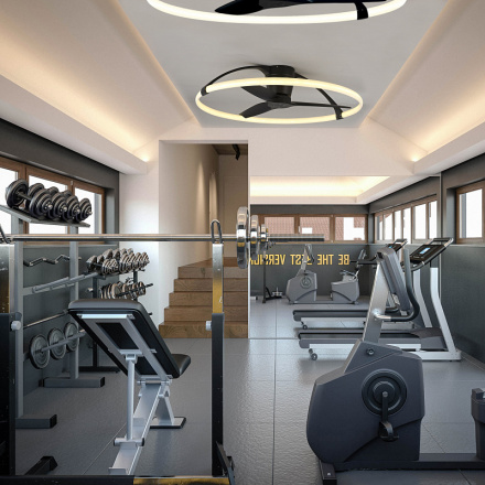 Потолочная люстра-вентилятор Mantra Nepal 7531