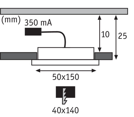 Мебельный светодиодный светильник Paulmann Micro Line Led Fleecy 93576