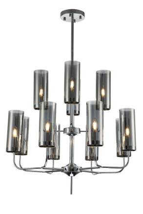 Люстра на штанге Indigo Balletto 13014/12R Chrome V000259