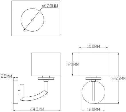 Бра Moderli Saudy V2591-1W