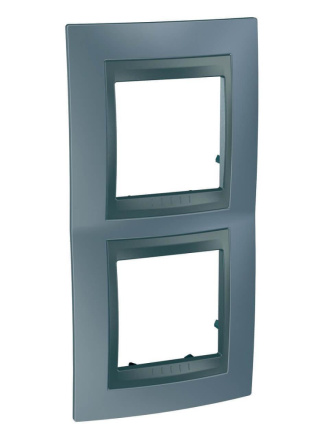 Рамка 2-постовая вертикальная Schneider Electric Unica Top MGU66.004V.297