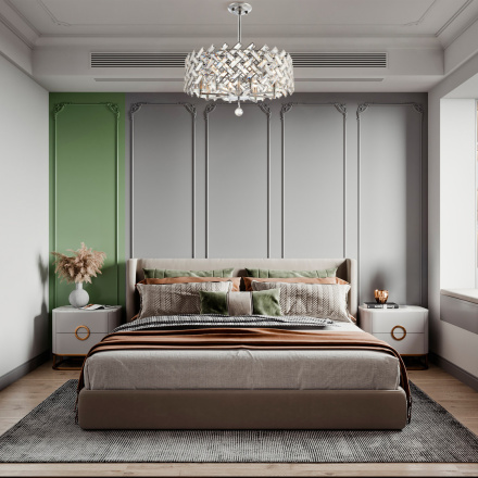 Люстра на штанге Arte Milano Sorrento 377019/8/300/570 CR