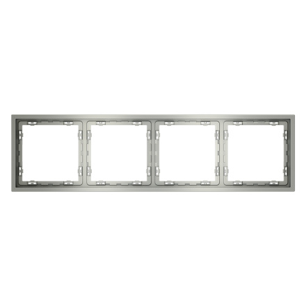 Рамка на 4 поста Voltum S70 VLS100405 (сталь)