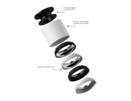 Насадка задняя накладная Ambrella Light DIY Spot N7926