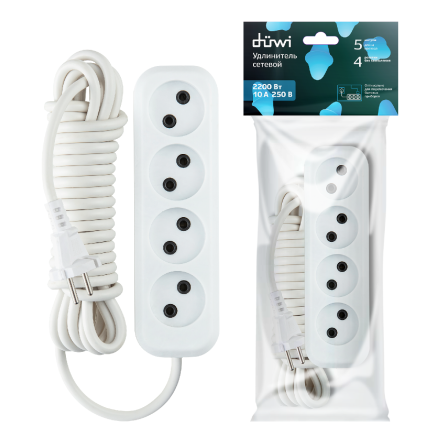 Удлинитель бытовой Duwi 32037 1