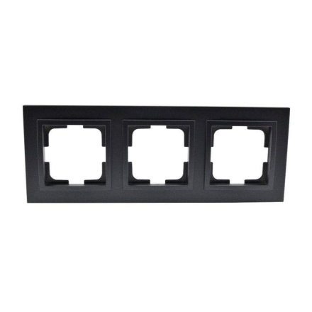 Рамка на 3 поста Mono Electric Despina графит 102-200000-162