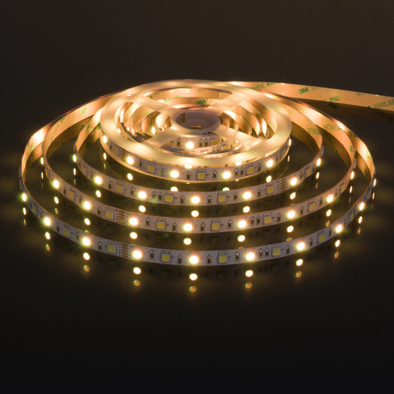 Светодиодная лента Elektrostandard 24V 14,4W 60Led 5050+5050 IP20 MIX RGB/холодный белый, 5м 4690389172274