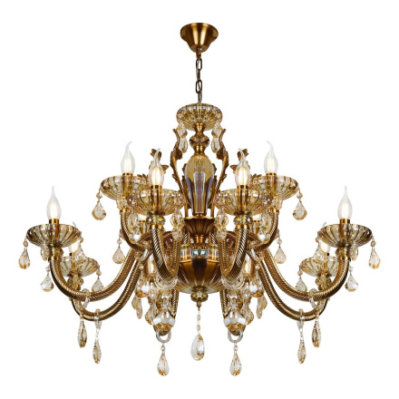 Подвесная люстра iLamp Asia 81069-8+4 BR