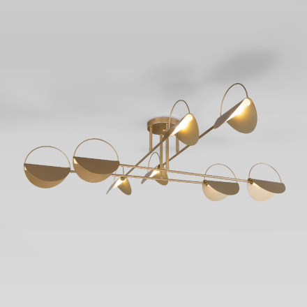 Потолочная люстра Eurosvet Grazia 70148/8 золото a062039