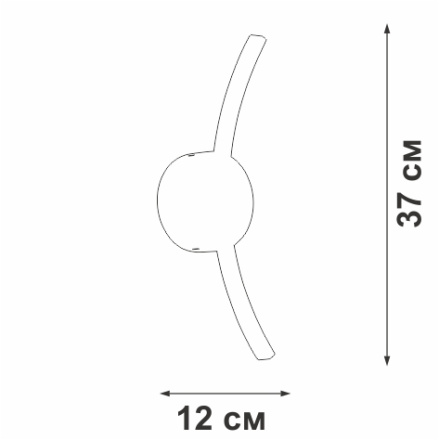Настенный светильник Vitaluce V2870-1/1A