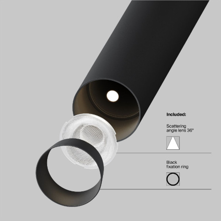 Трековый магнитный светильник Maytoni Focus T TR141-2-6W3K-M-B