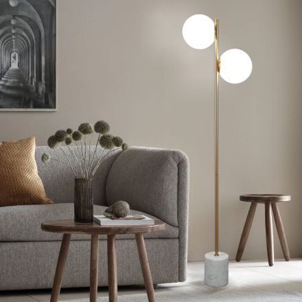 Торшер Eurosvet Marbella 01158/2 латунь a064390