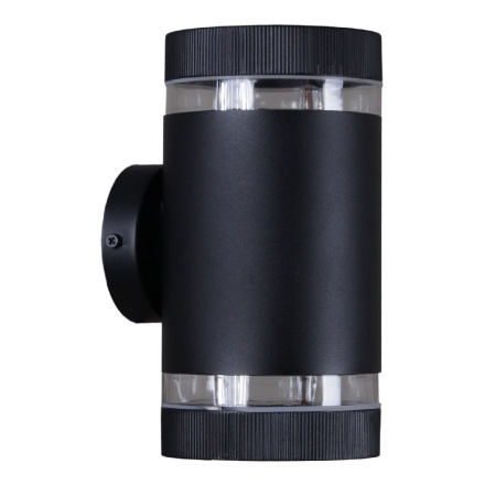 Уличный настенный светильник Reluce 86226-9.2-002CT 2*GX53 BK