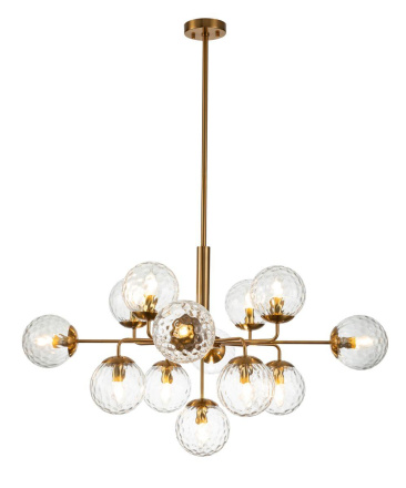 Люстра на штанге Indigo Cocoon 11008/13P Brass V000121