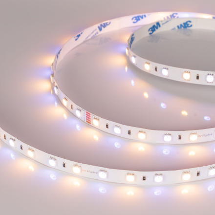 Светодиодная лента Arlight RT-B60-10mm 24V RGBW-Warm (14.4 W/m, IP20, 5m) (Открытый) 018327(3)