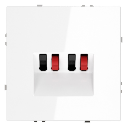 Розетка акустическая Voltum S70 VLS060301 (белый глянцевый)