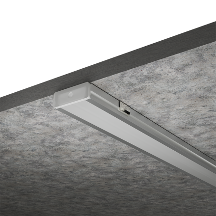 Профиль алюминиевый накладной Wolta WAP-S-24/6/2000-A