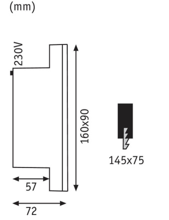 Уличный светодиодный светильник Paulmann Slot Led 93826