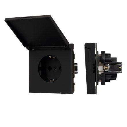 Механизм розетки влагозащищённый SCT-TENDO-MCP-SFPL-BK (230V, 16A) 054599