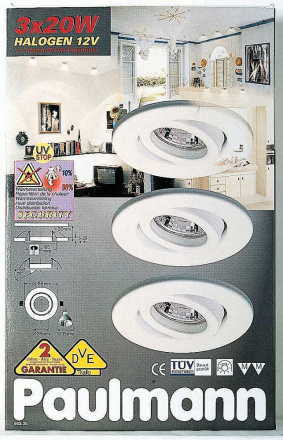 Встраиваемый светильник Paulmann Quality Line 98336