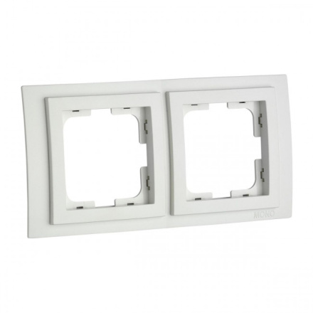 Рамка на 2 поста Mono Electric Larissa белый 103-191900-161
