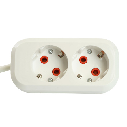 Удлинитель двухместный Stekker Home 49342