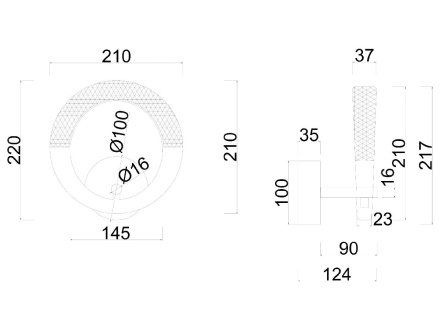 Настенный светильник Arte Lamp Montana A7777AP-1GO