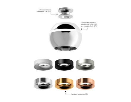 Насадка задняя накладная Ambrella Light DIY Spot N7928