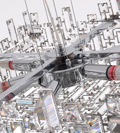 Подвесная люстра Delight Collection P7838-W60 chrome