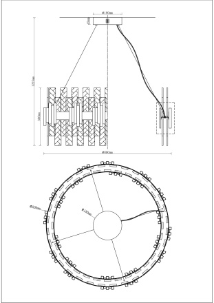 Подвесная люстра Moderli Stasy V9010-PL