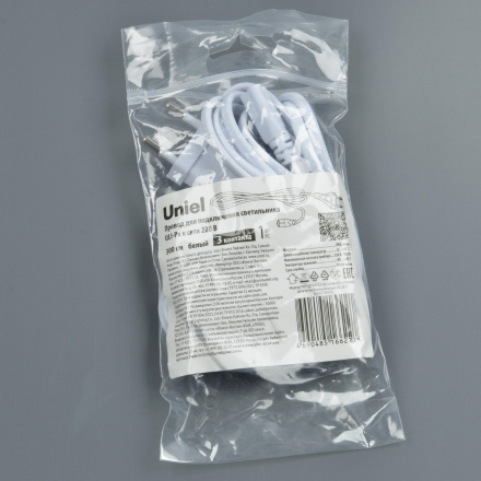 Провод Uniel UCX-PT3/L10-300 WHITE 1 STICKER UL-00009616
