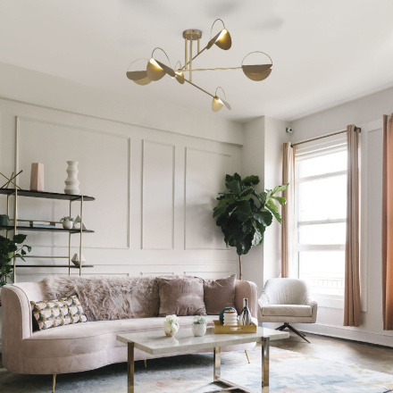 Потолочная люстра Eurosvet Grazia 70148/6 золото a062038