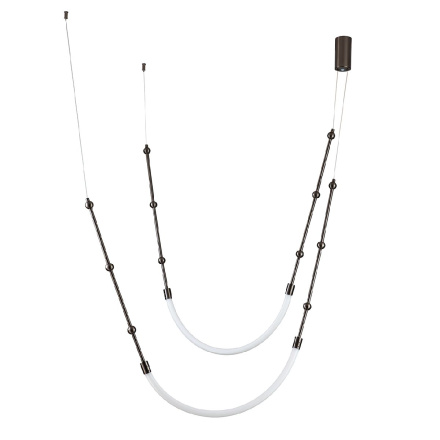 Подвесная люстра Indigo Corda 14010/2P Chrome V000060L