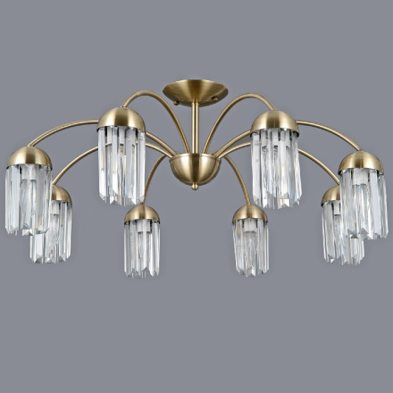 Люстра на штанге Illumico IL0599-8CSQ-24 AB LYRA